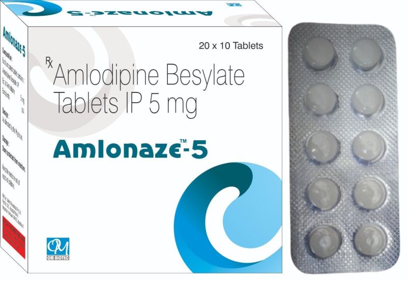 Amlodipine Besylate 5mg Tablets