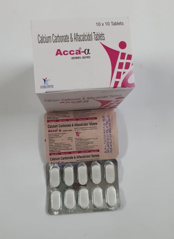 Calcium Carbonate Alfacalcidol Tablets