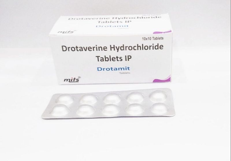 Drotaverine 80mg Hydrochloride Tablet
