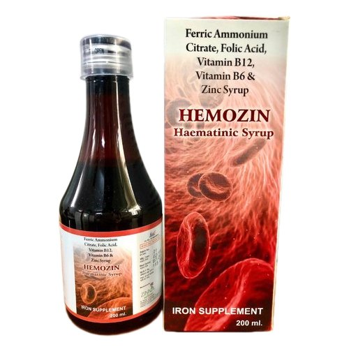 Ferric Ammonium Citrate Folic Acid Vitamin B12 Vitamin B6 and Zinc Syrup