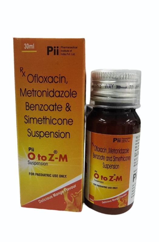 Ofloxacin Metronidazole Benzoate And Simethicone Suspension