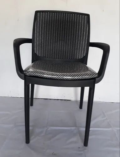 Black Diya Plastic Beeta Chair With Cushion, for Restaurant, Office, Hotel, Home, Style : Modern