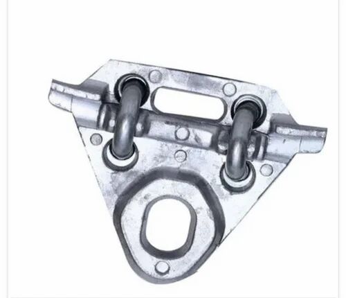 Polished Alumnium Suspension Clamp, for Industrial, Color : Silver