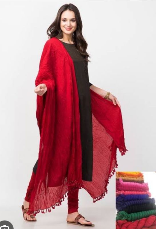 Kf plain cotton dupatta, Gender : Male