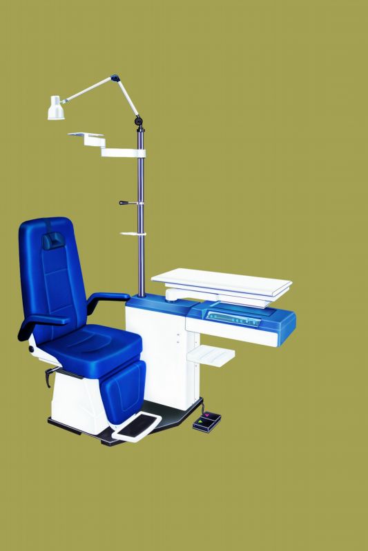 200 Kg Polished Metal Refraction Chair Unit, For Clinical, Hopital, Feature : Fine Finishing, Quality