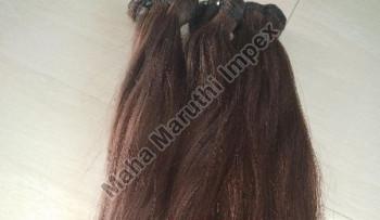 Brown Hair Extension, for Parlour, Personal, Style : Curly, Straight, Wavy