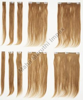 Clip On Hair Extension, for Parlour, Personal, Style : Curly, Straight, Wavy