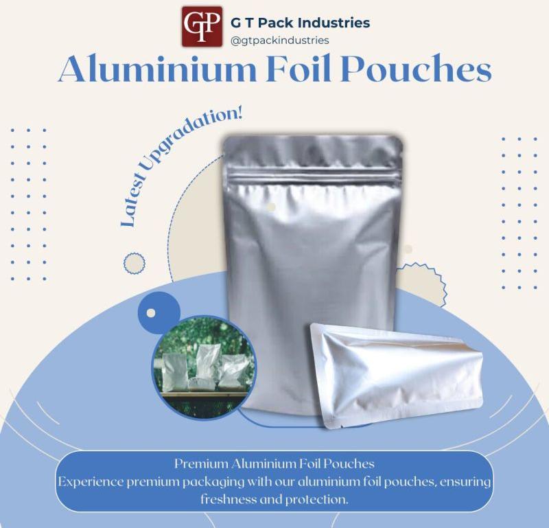 Smooth Aluminium Foil Pouches, For Packaging Food
