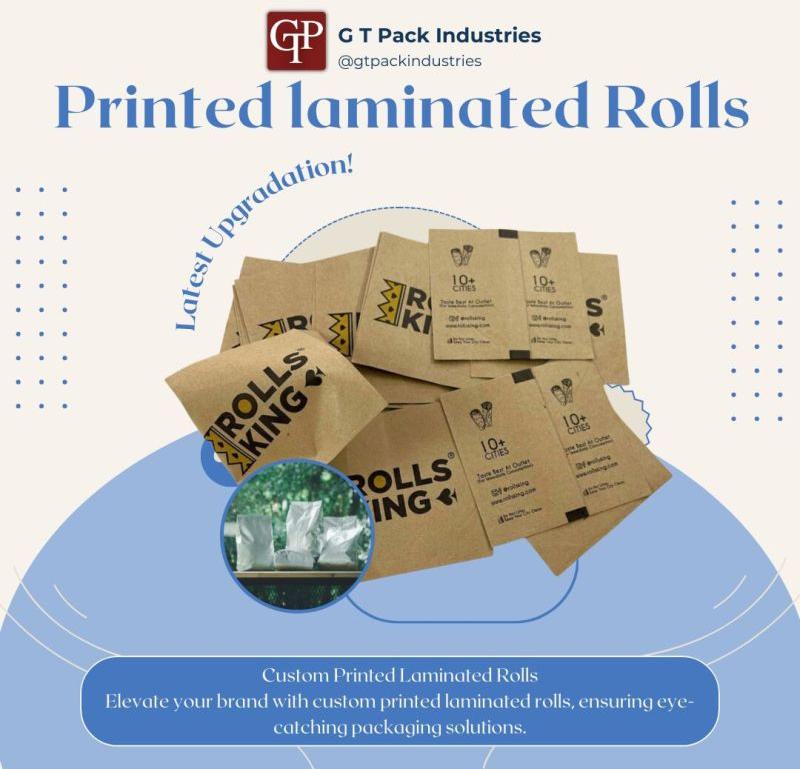 Printed Polyester Laminating Pouch, for Food Industry, Packing Wall Putty, Shampoo, Oil, Paste, Jam