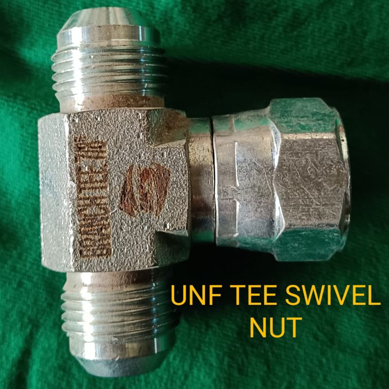 Polished Stainless Steel UNF Tee Swivel Nut, Packaging Type : Plastic Packet
