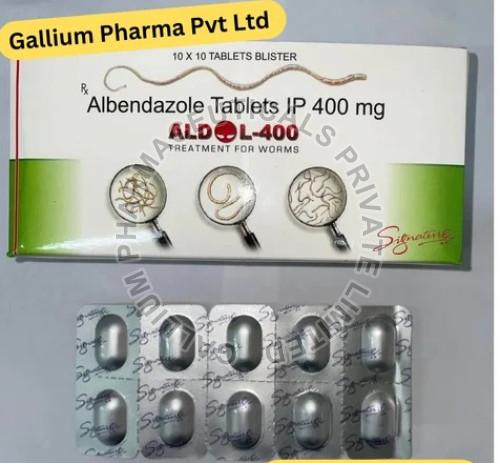 Albendazole 400mg Tablets IP, Packaging Type : Blister