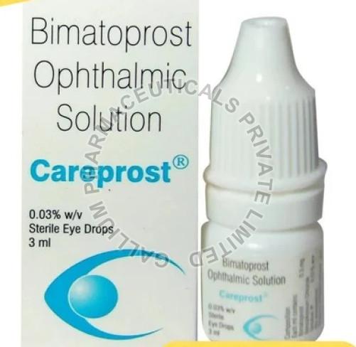 Careprost Bimatoprost Ophthalmic Solution, for Eye Drop, Packaging Type : Bottle