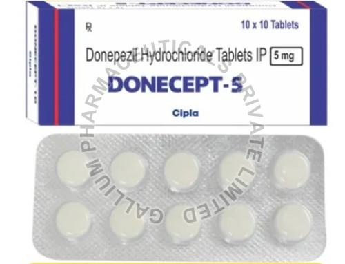 Donecept Donepezil Hydrochloride Tablets IP, Packaging Type : Strips