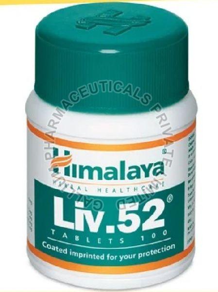 Tablet Himalaya Herbal Liv 52, for Liver Care, Packaging Type : Bottle