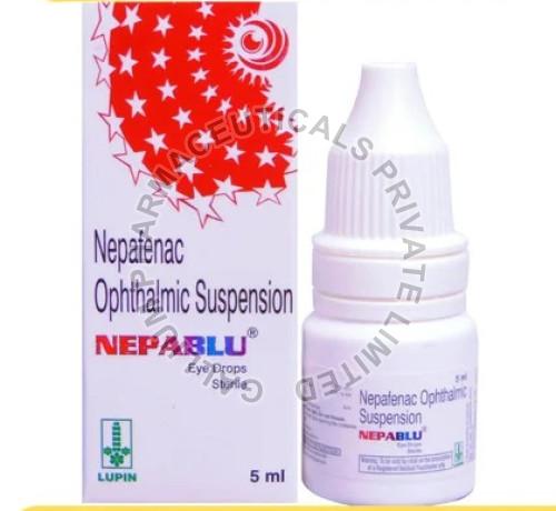 Nepablu Nepafenac Ophthalmic Suspension, Packaging Type : Bottle