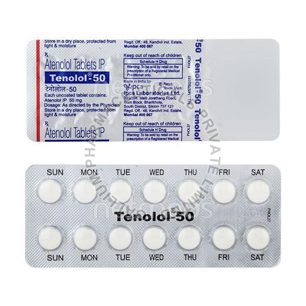 Tenolol 50mg Tablet