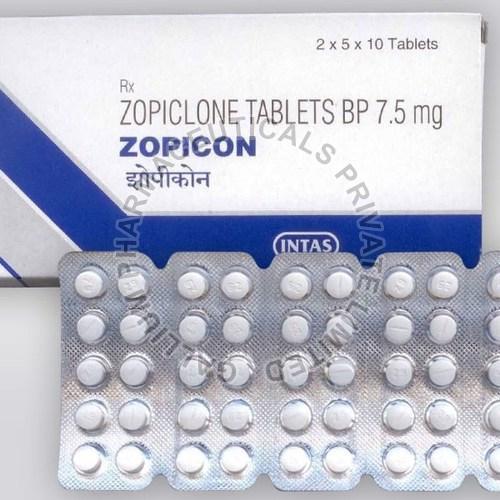 Zopicon Tablets, Packaging Type : Box