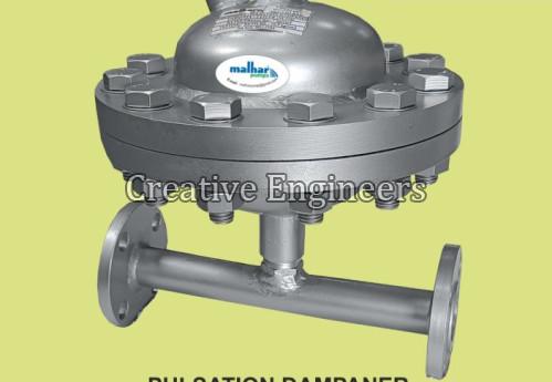 Metal Pulsation Dampener, for Water, Pressure : High Pressure