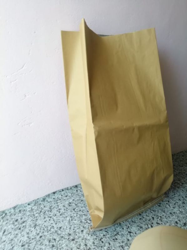 Brown Paper Laminated HDPE Bag