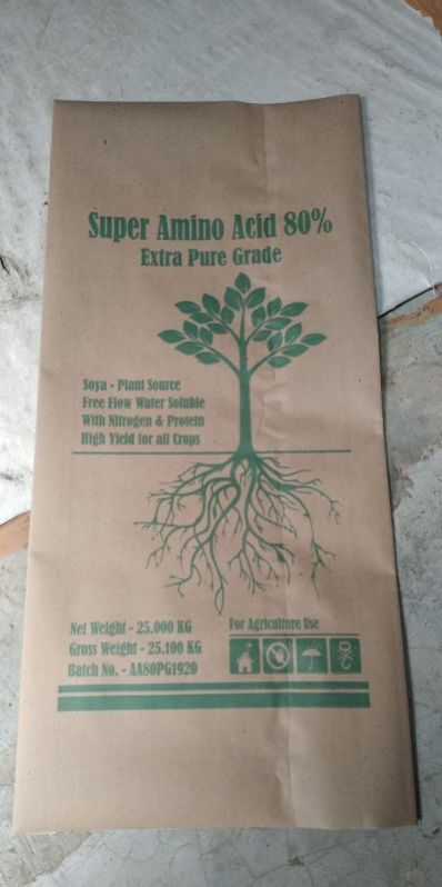 Brown Paper Laminated HDPE Bag