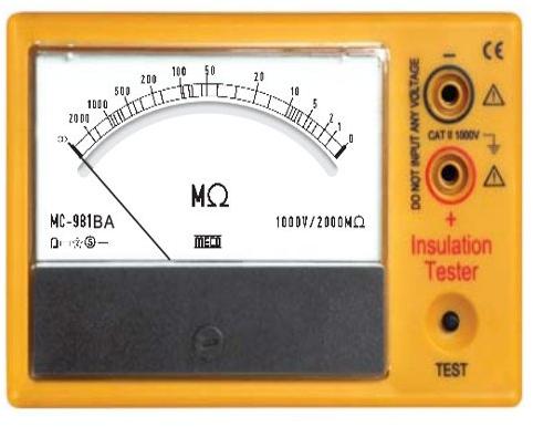 Automatic Electric 45Hz Analog Insulation Tester, for Industrial Use, Packaging Type : Paper Box