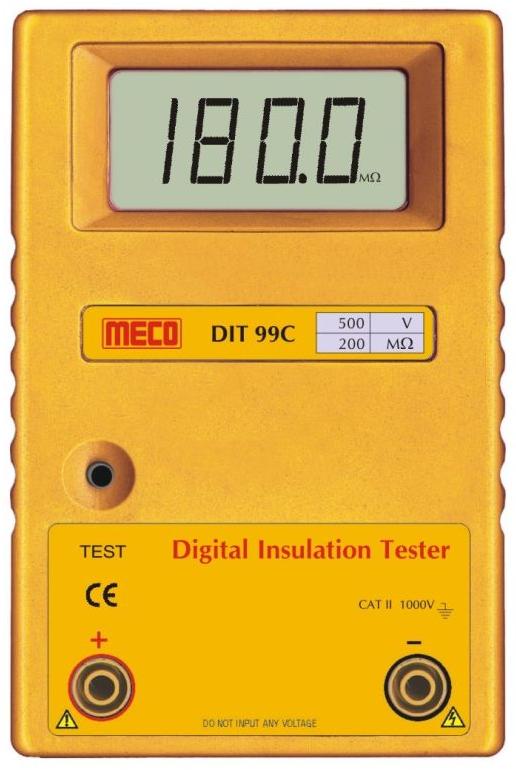 Yellow Automatic Battery 66Hz Digital Insulation Tester, for Industrial Use, Packaging Type : Paper Box