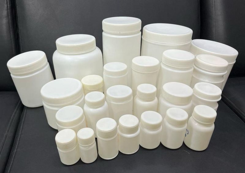 HDPE Medicine Containers, Packaging Type : Carton Box