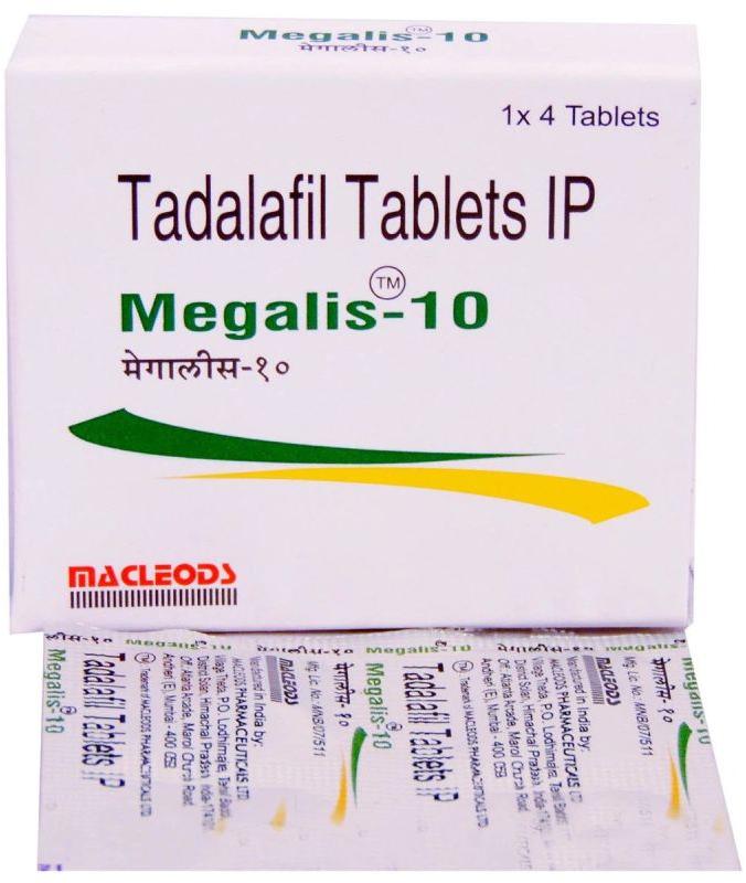 Megalis 10 Tablet, Packaging Type : Strips