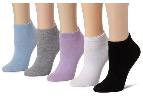 Plain Ladies Cotton Socks, Feature : Comfortable, Easy Washable, Skin Friendly