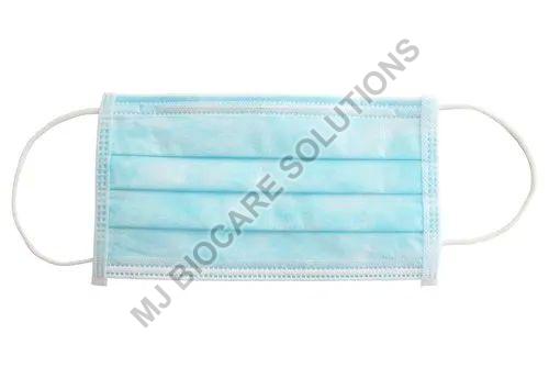 Blue 2 Ply Disposable Face Mask, for Laboratory, Hospital, Clinical
