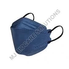 Blue Cotton 5 Layer Face Mask, for Laboratory, Hospital, Clinical, Feature : Disposable