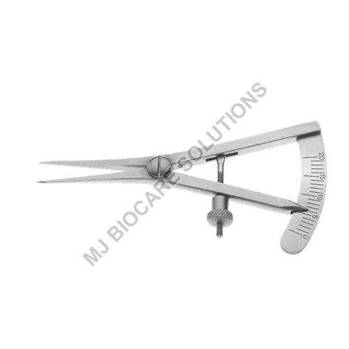 Silver Castroviejo Caliper, for Surgical Use, Feature : Rust Proof