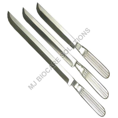 Silver Polished Dissecting Knives, for Surgical, Feature : Light Weight, Sharp Edge