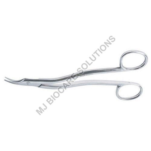 Silver Polished Suture Cutting Scissors, for Surgical Use, Feature : Light Weight, Sharp Edge