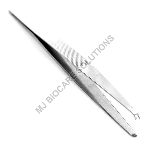 Polished Stainless Steel Thumb Forceps, for Surgical Use, Feature : Light Weight, Sharp Edge