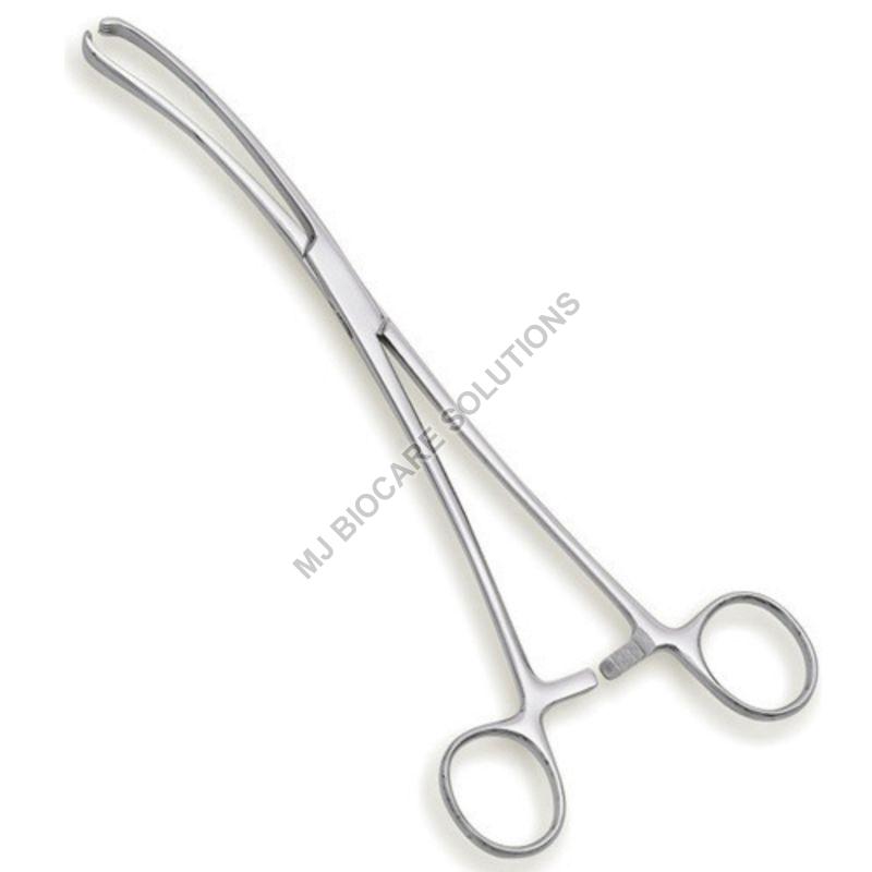Polished Stainless Steel Vulsellum Forceps, for Clinical Use, Hospital Use, Feature : Light Weight
