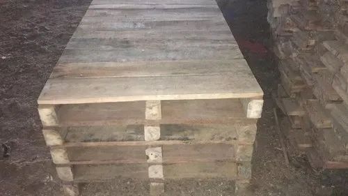 Rectangular Brown Wooden Pallet, for Industrial Use, Size : Multisizes
