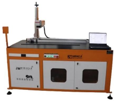 Single Axis Fiber Laser Marking Machine