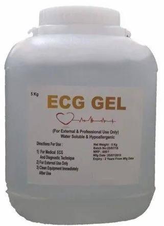 Galaxy med Ecg gel 5 kg, for Hospital, Labotatory, Gynecologic, Packaging Type : Jar