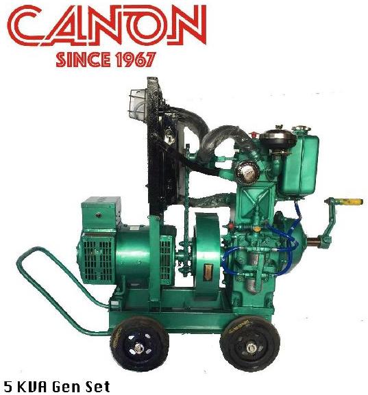 CANON 5 KW WITH 7.5 HP S.C GENERATOR