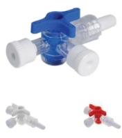 Polished PP 3 Way Stop Cock, for Hospital, Clinic, Color : White, Red, Blue