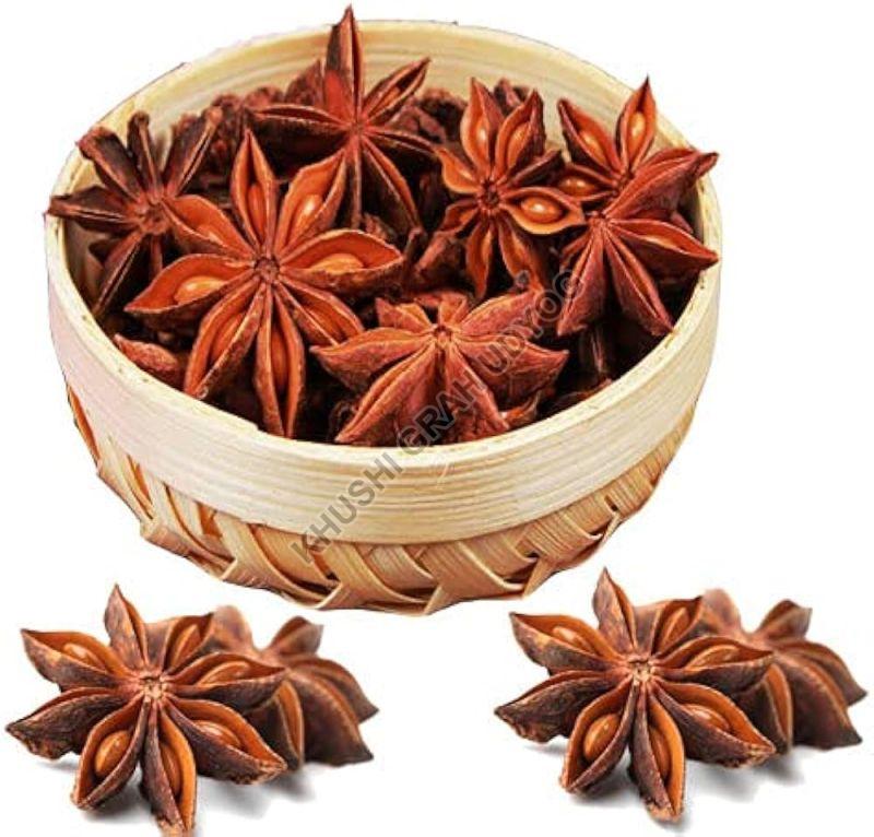 Brown Star Anise Seeds, for Cooking, Style : Dry