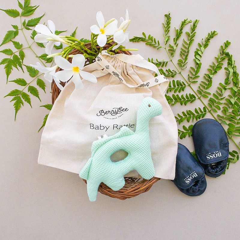 Cotton Rattle Dinosaur Toy, for Baby Playing, Feature : Attractive Look, Colorful Pattern, Light Weight