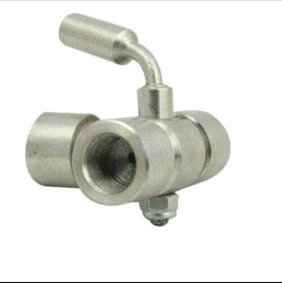 Silver 3 Way Stainless Steel Syphon Cock, for Structure Pipe, Gas Pipe, Hydraulic Pipe