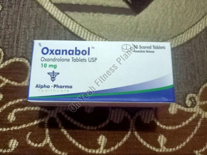 Alpha Pharma Oxandrolone 10mg Tablets, Packaging Type : Strips