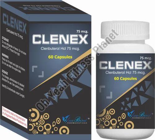 Bluebird Pharma clenbuterol 75mg Capsules