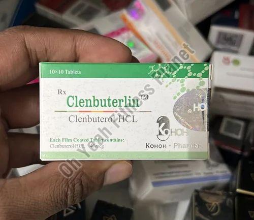 Clenbuterlin 40mcg Tablet, for Hospitals Clinic, Packaging Type : Strips