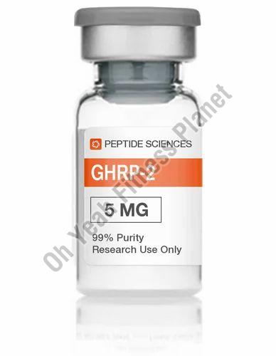 Transparent Liquid GHRP 2 5mg Injection, for Hospital, Clinic, Purity : 99.9%