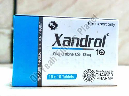 Xandrol 100mg Tablet, Packaging Type : Strips