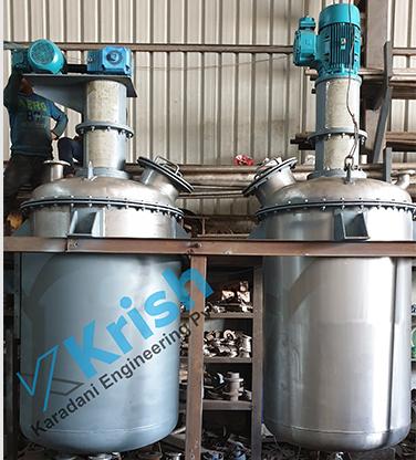 Mixing Vessel For Chemical, Pharma, Dairy, Cosmetic Product Plant